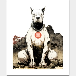 Dog Meditating No. 1: Seeking Calm Today -- no fill background... you choose Posters and Art